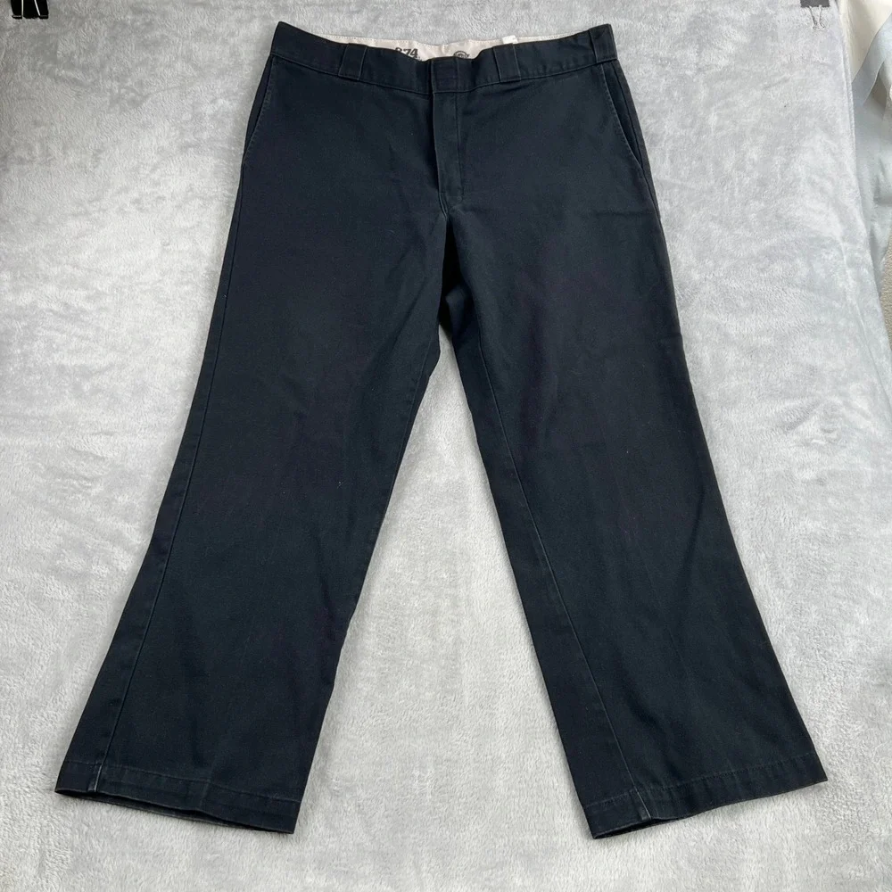 Dickies 874 Original Fit Work Pants 36x30 Black Men Classic Streetwear Chinos